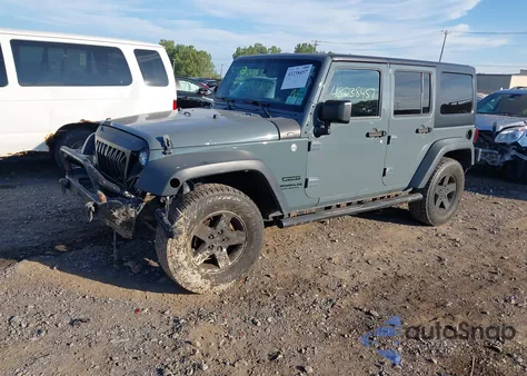 2015 Jeep Wrangler Unlimited Sport z USA, uszkodzony, nr VIN 1C4BJWDG1FL613428